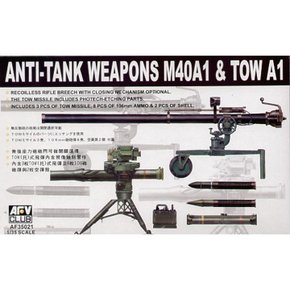 BF35021 1/35 Anti-tank Weapon M40A1 and TOW A1