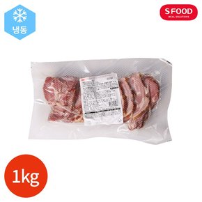 에스푸드 훈제 목살 스테이크 1kg