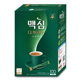 동서 맥심 디카페인 커피믹스 스틱 100개입 2팩