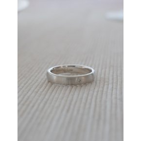 silver925 sanding sparkle cubic ring (2color)