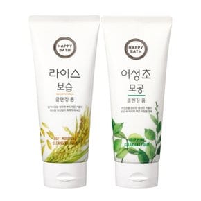 해피바스 라이스/어성초 클렌징 폼 200G 1입 모음