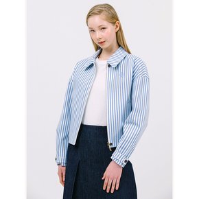 2-way zip-up blouson_bold stripe