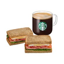  간단한끼 카페 아메리카노 T+B.E.L.T 샌드위치