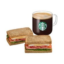  간단한끼 카페 아메리카노 T+B.E.L.T 샌드위치