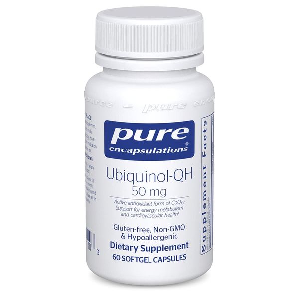 퓨어인캡슐레이션 유비퀴놀 Ubiquinol-QH 50mg 60정