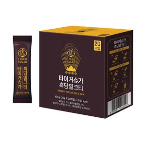  타이거슈가 흑당밀크티 400g (20g x 20T)