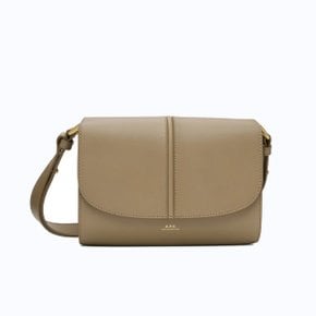 A.P.C. Betty Calfskin Horizon small Bag PXAWV-F61567 / Greige