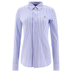 랄프로렌 Shirt 211910131001HIB BLUE STRIPE Blue