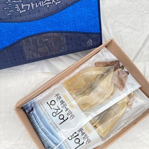 자연맛남 명품 당일바리 건오징어 선물세트 (대)10미/850g 부직포포장