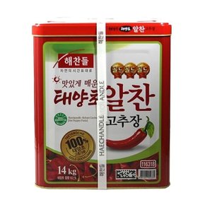 해찬들 맛있게매운 태양초알찬고추장 14kg (W094FF6)