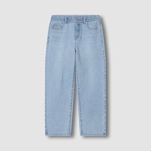 여 스트레이트 크롭 데님 팬츠 J126901005052