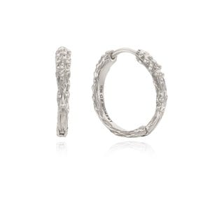 Twig Slim Earrings (L) - silver (1003010700)