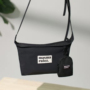 Travel sacoche bag _ black