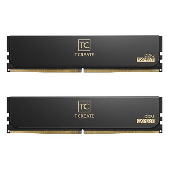 팀그룹 [서린공식] TEAMGROUP T-CREATE DDR5-6000 CL38 EXPERT 블랙 패키지 32GB(16Gx2)