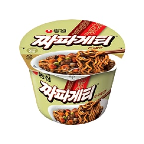 (32개) 농심 짜파게티 큰사발 123gx16개/ 2 BOX