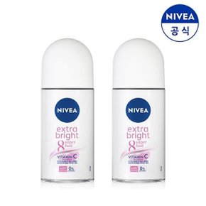 데오드란트 롤온 엑스트라 브라이트 50ml X2개