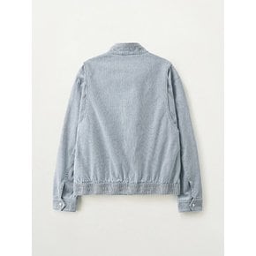 스트라이프 데님 헤링턴 자켓_라이트 블루