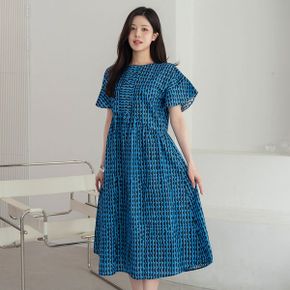 썸머 리슈 패턴 롱 원피스_P424255192