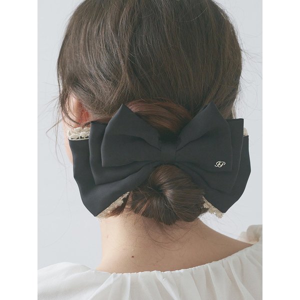 클루니 레이스 리본 자동핀 JP-26-038AB