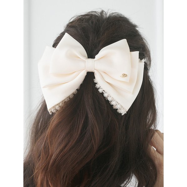 클루니 레이스 리본 자동핀 JP-26-038AB