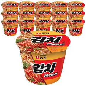 농심 컵라면 김치 큰사발 112g 16개