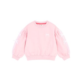 헤이미니 러블리레이스리본맨투맨티셔츠