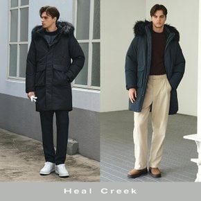 힐크릭 남성 라쿤퍼 얼라이드 헤비 구스 다운