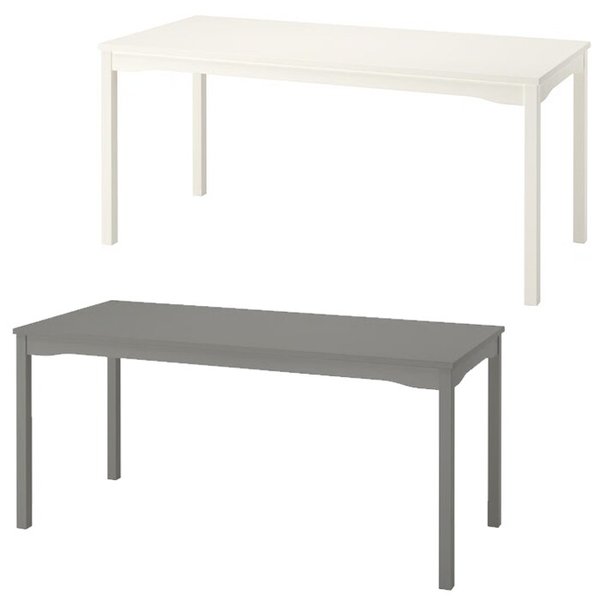 HAUGA 하우가 테이블 168x74cm/6인용식탁/회의테이블/대형테이블/데스크/원목책상