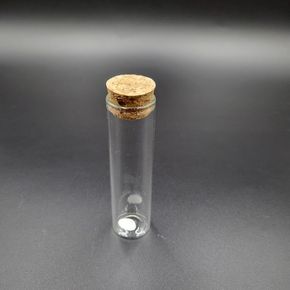 초미니 코르크 유리병 비즈 소품 선물 포장 일자 80mm