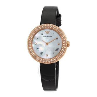 엠포리오아르마니 4203246 Emporio Armani Quartz Crystal White Mother of Pearl Dial Ladies 71720890