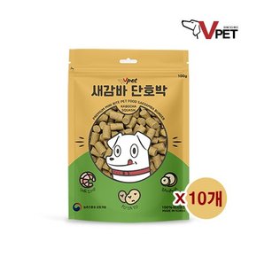 새감바버거 강아지간식 단호박 100g 10팩