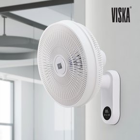 비스카 벽걸이 리모컨 선풍기 서큘레이터 겸용 VK-304RW