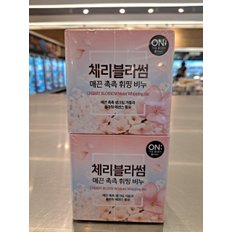 LG  온더바디  체리 블라썸 휘핑비누 90g*4