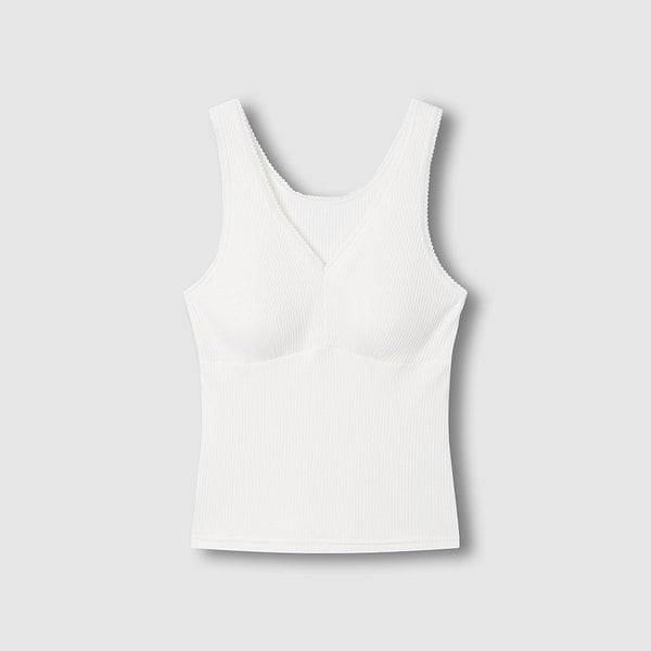 여 코튼 레이온 스트레치 탱크 브라캐미솔 J426201004006