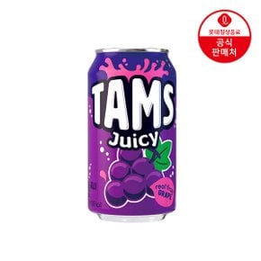 [본사직영] 롯데 탐스쥬시 포도 355ml x 24캔