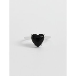 Petite Heart Ring_Black