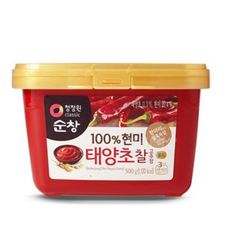 순창 100% 현미 태양초 찰고추장 500g(1개)