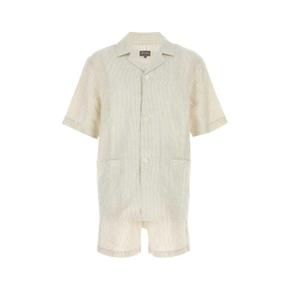 RAHP34A3PHSH01 896 Embroidered linen pyjama