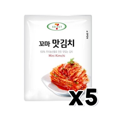  세븐일레븐 꼬마맛김치 파우치 80g x 5개