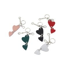 DOUBLE HEART  KEY RING(5COLORS) 23DHK000