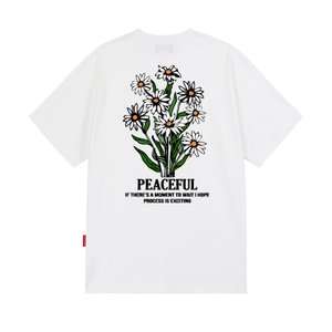 트립션 DAISY FLOWER BUNDLE GRAPHIC 티셔츠 - 화이트