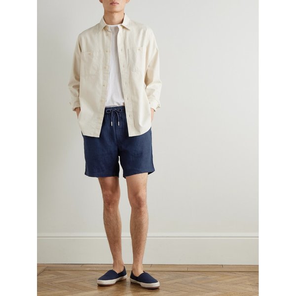 NN.07 그레고르 1454 스트레이트 레그 리넨 드로우스트링 쇼츠 46376663163055408