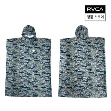 RVCA 남성 후드 판쵸 RV1738CAT