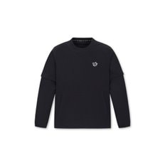 Men Detachable Woven Pullover_WMUAA24621BKX