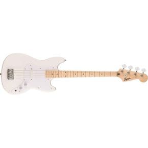 일본 펜더 재즈마스터 Squier by Fender Sonic Bronco 베이스 메이플 핑거보드 화이트 픽가드 아