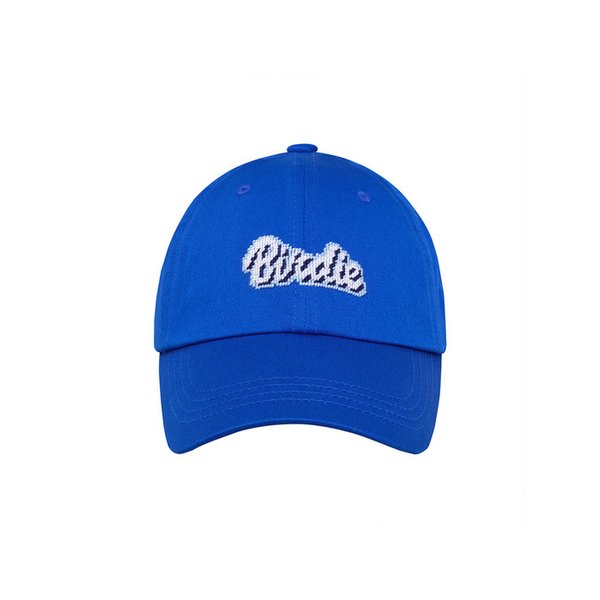 BIRDIE NEEDLEPOINT HAT - ROYAL
