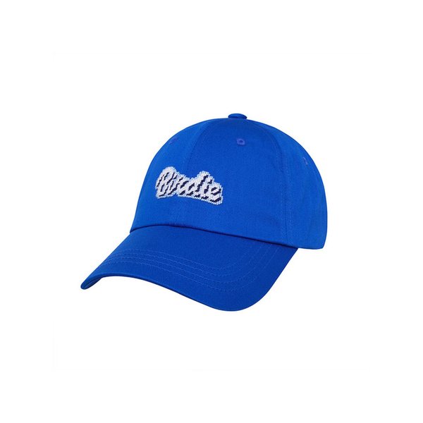 BIRDIE NEEDLEPOINT HAT - ROYAL