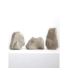 바위 돌 모양 세라믹 화병 3type