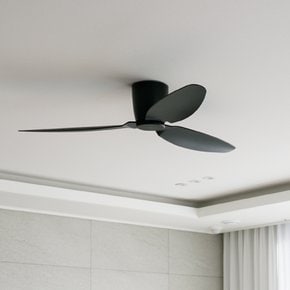 52인치 천장형 실링팬 저소음 BLDC 천장선풍기 블랙 132cm