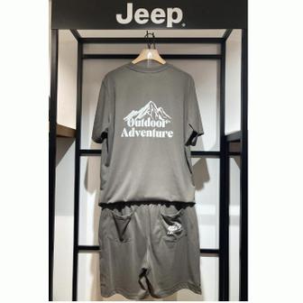 Jeep 지프 아웃도어 반팔티 반바지트레이닝 세트10 JP2TSU39599510